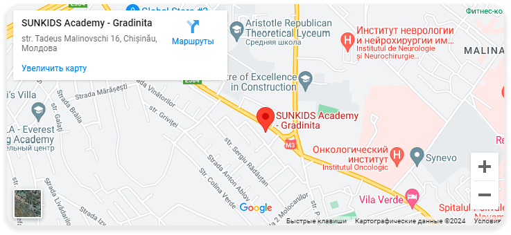 Harta Sun Kids Academy Ciocana